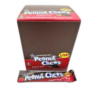 Goldenberg's Dark Chocolate Peanut Chews 0.6oz Changemaker 24ct